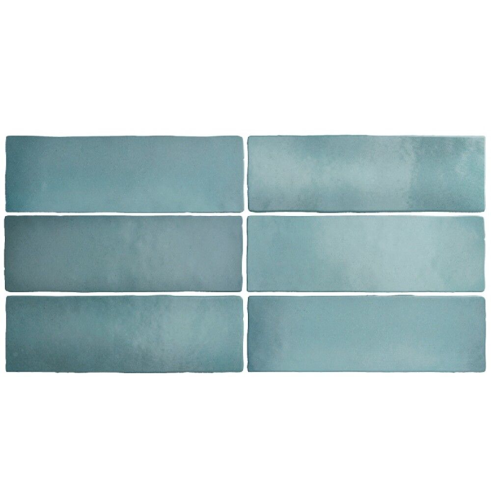 Veggflísar Brodway 6,5x20cm 0,5m² mat light blue