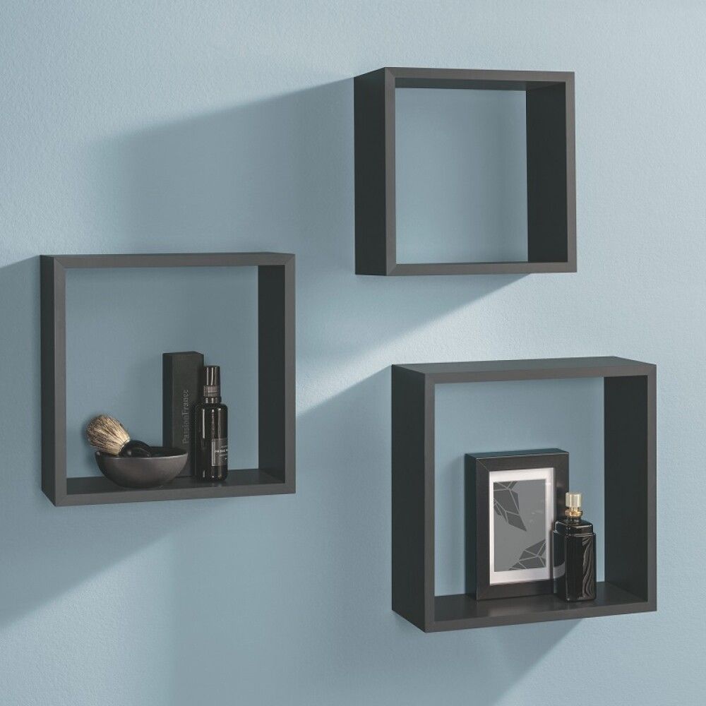 Hillusett 117x300x300mm Dolle SHELFE+ svört