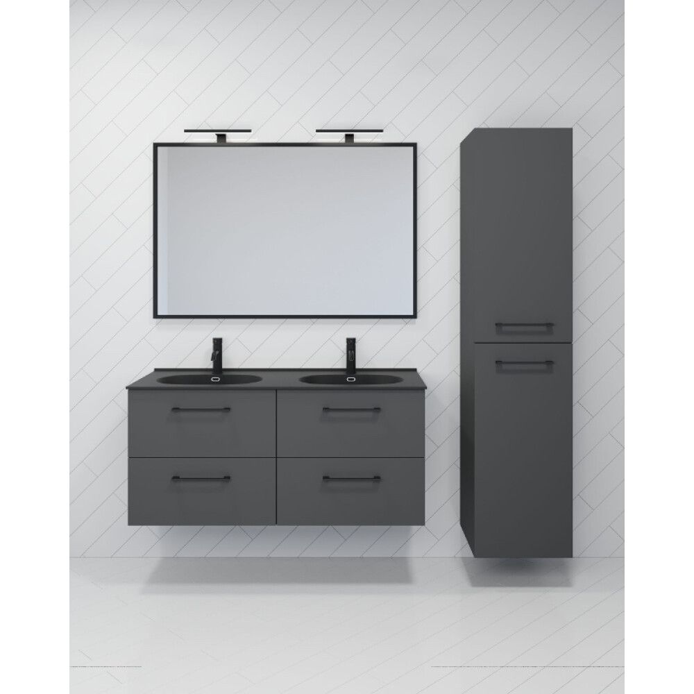 Háskápur 40x175x40 cm Svanholm dökkgrá