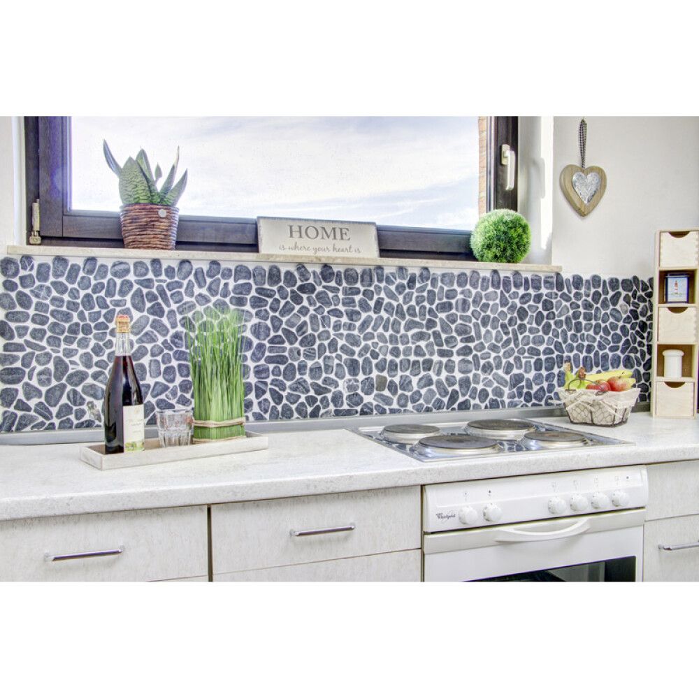 Mósaík Kiesel svartar 31,5x31,5 cm