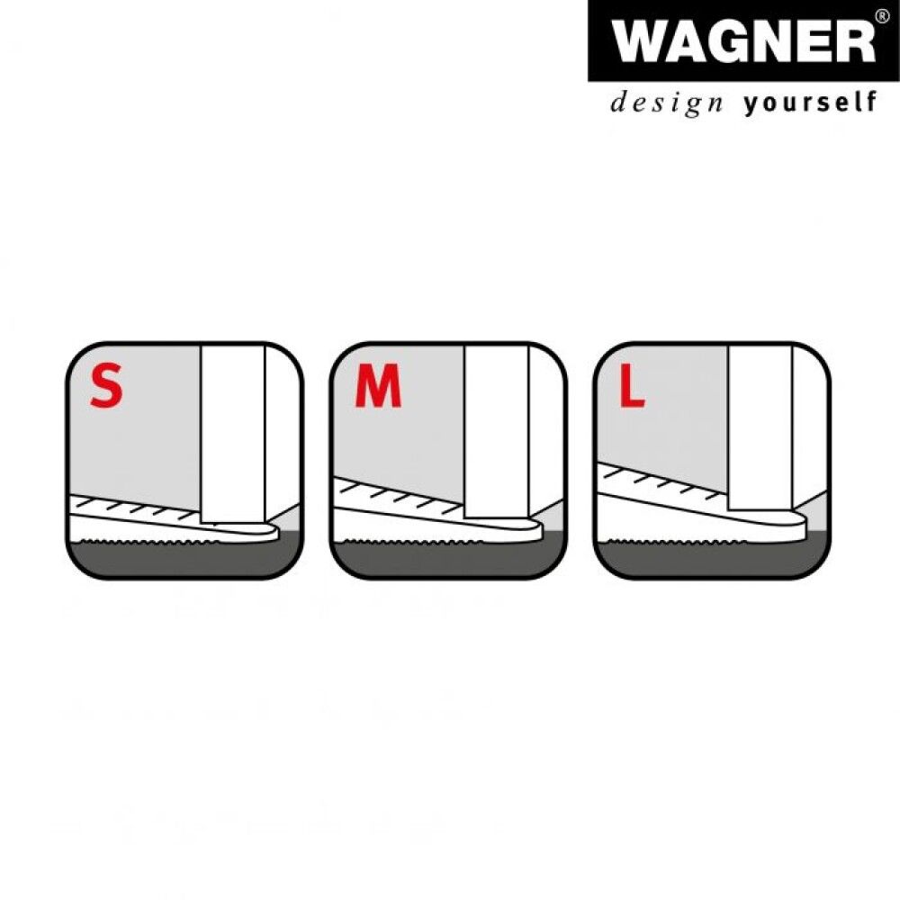 Hurðastoppari Wagner 108,5x19mm glær