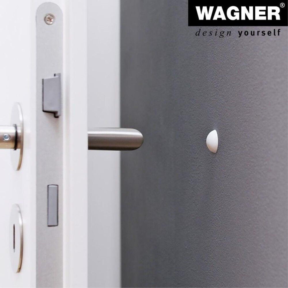 Hurðastoppari Ø20 mm 2 stk Wagner hvítur