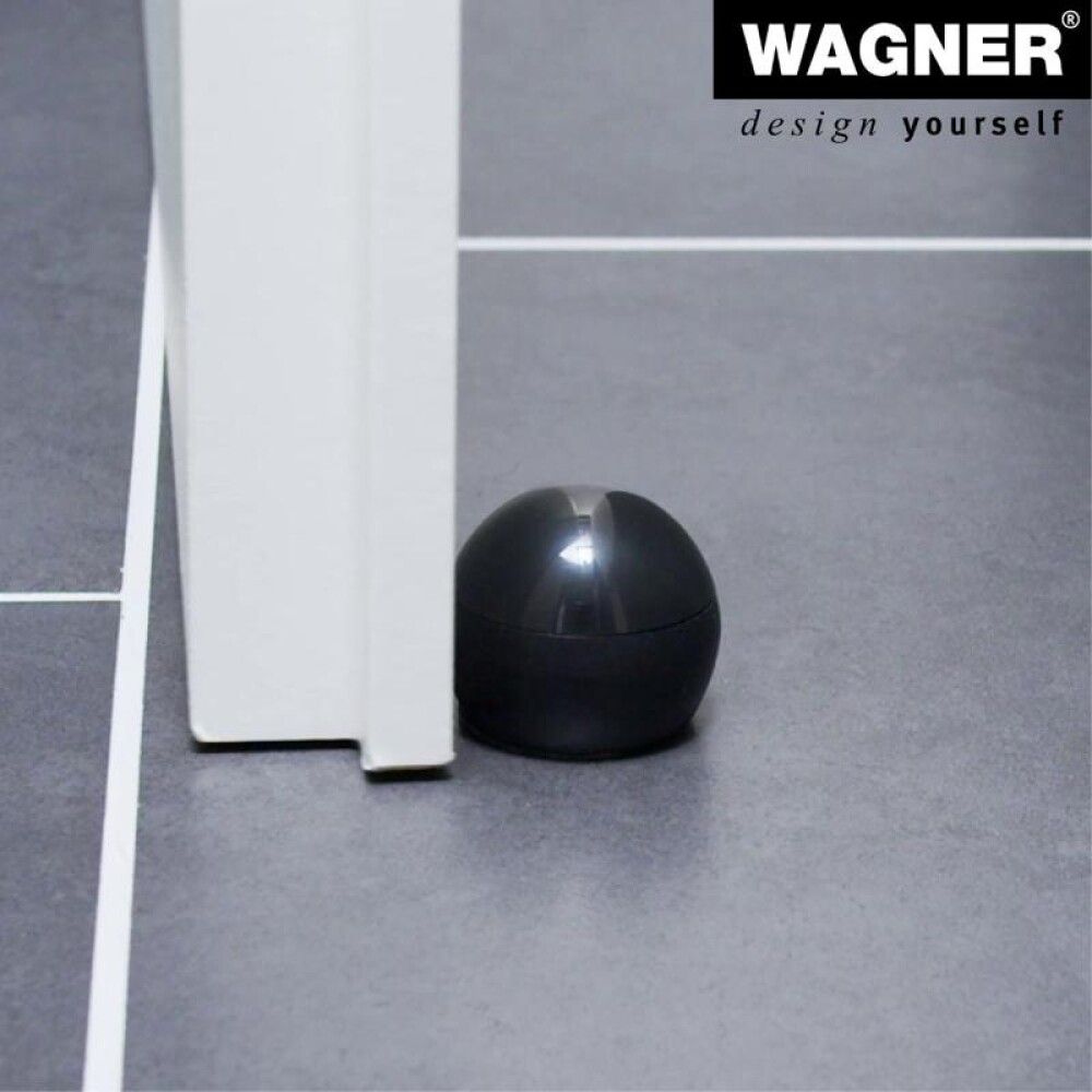 Hurðastoppari Ø45x38 mm Wagner svartur