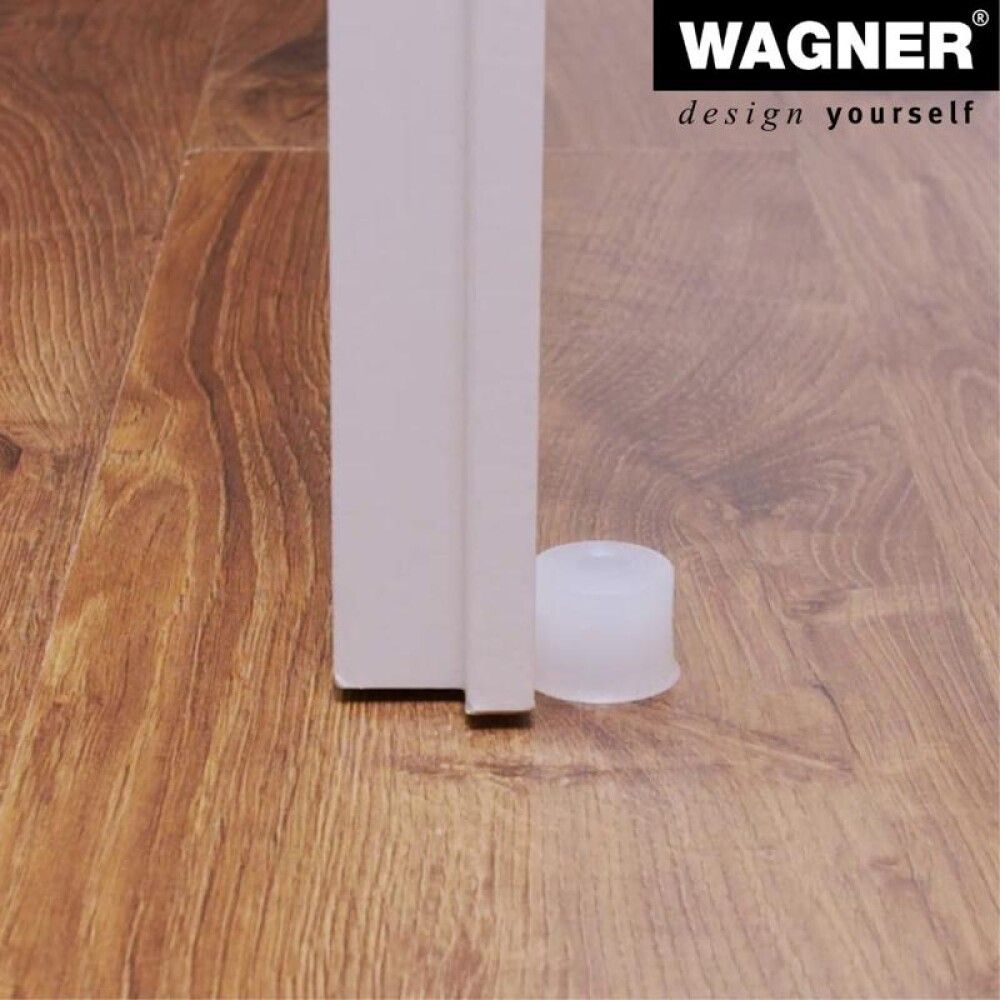 Hurðastoppari Ø32x24 mm Wagner glær