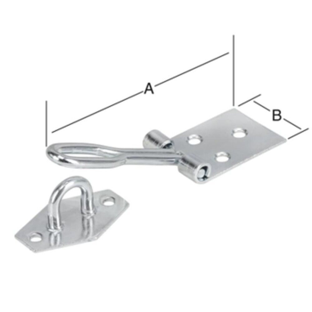 Hespa 100x30mm Vormann galv.