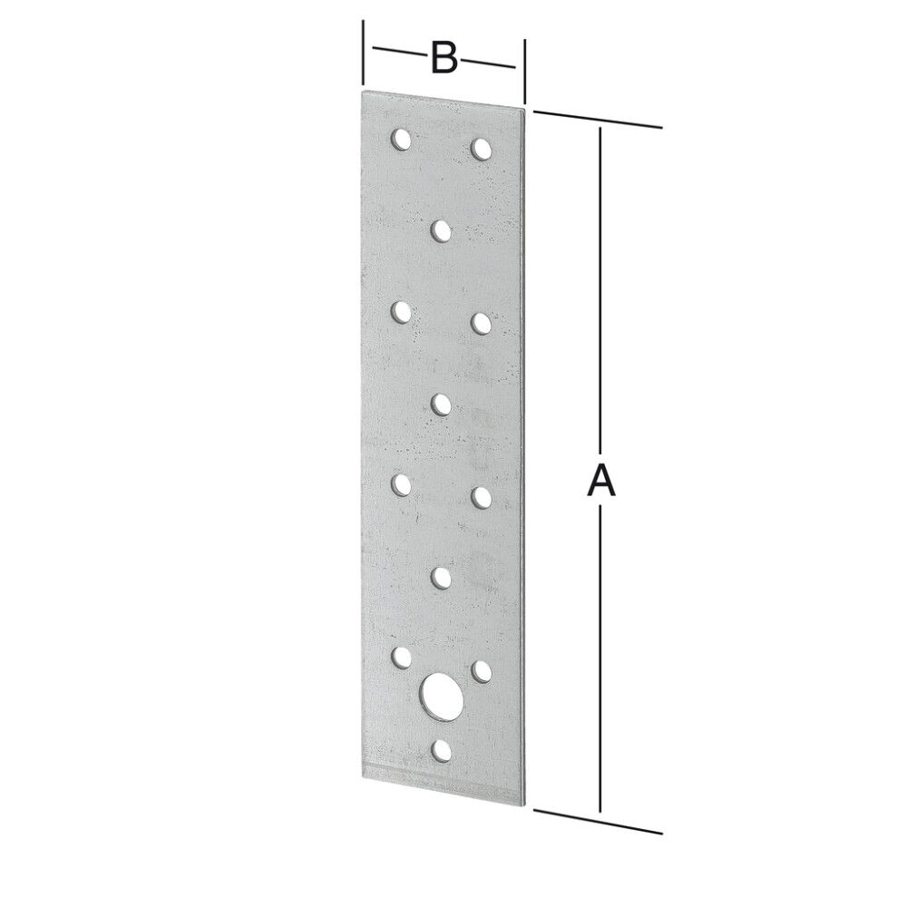 Gataplata 40x160mm 20stk Vormann galv.