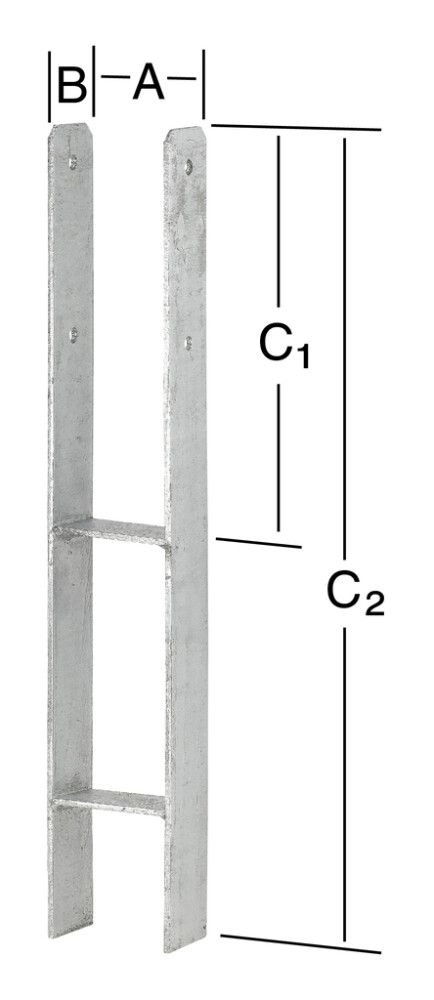 Súluskór H 101x60x600mm Vormann galv