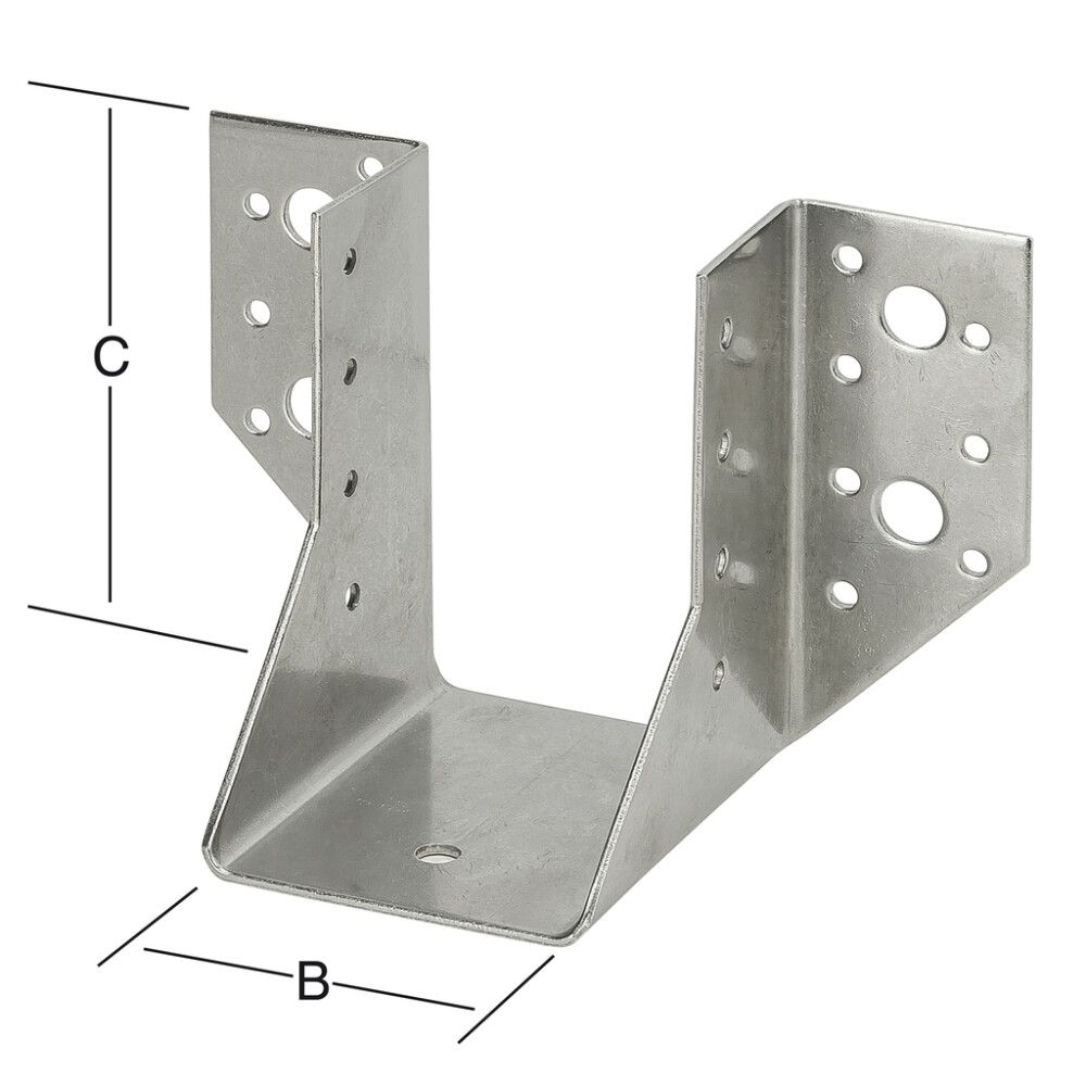 Bjálkaskór 80x120mm Vormann galv.