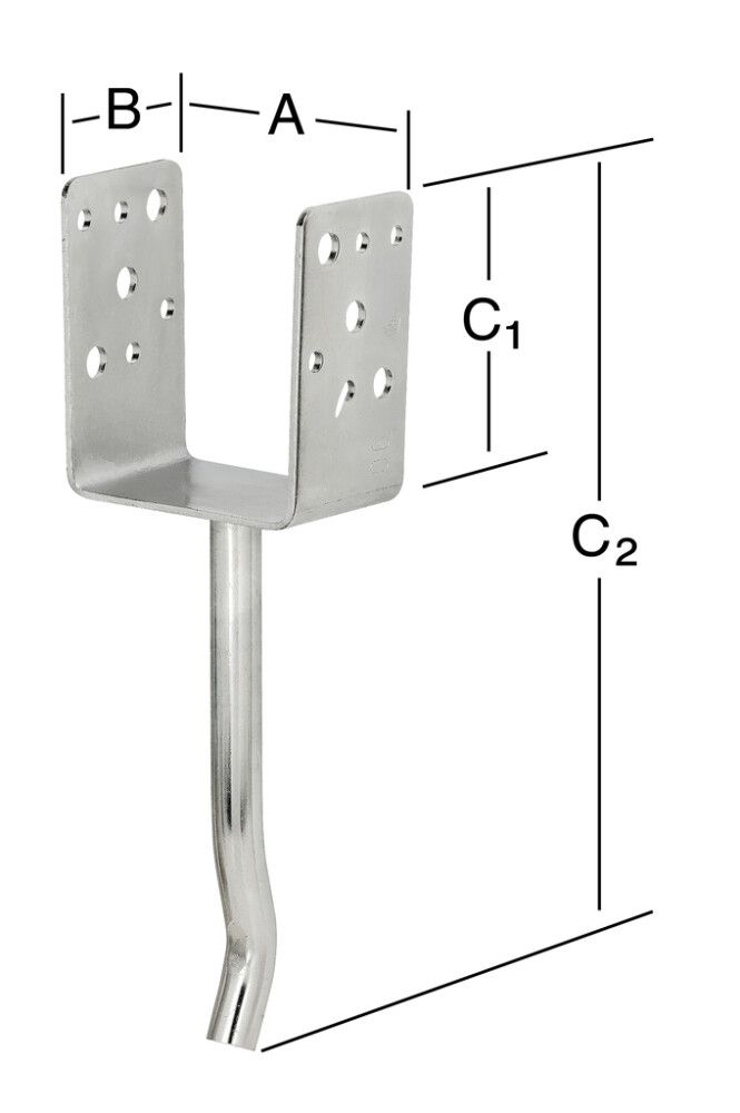 Súluskór 75x65x110mm Vormann ryðfrír