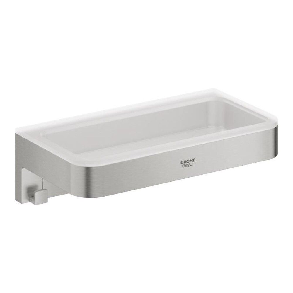 Sturtukarfa veggfest Grohe Start Cube burstað stál