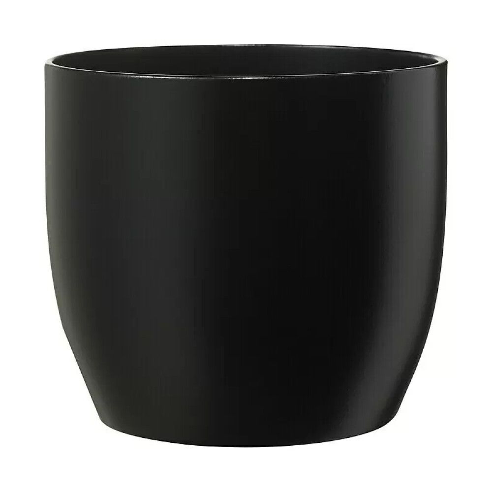 Blómapottur Basel Fashion Ø10cm matt svartur