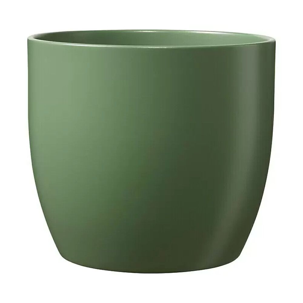Blómapottur Basel Fashion Ø10cm matt grænn