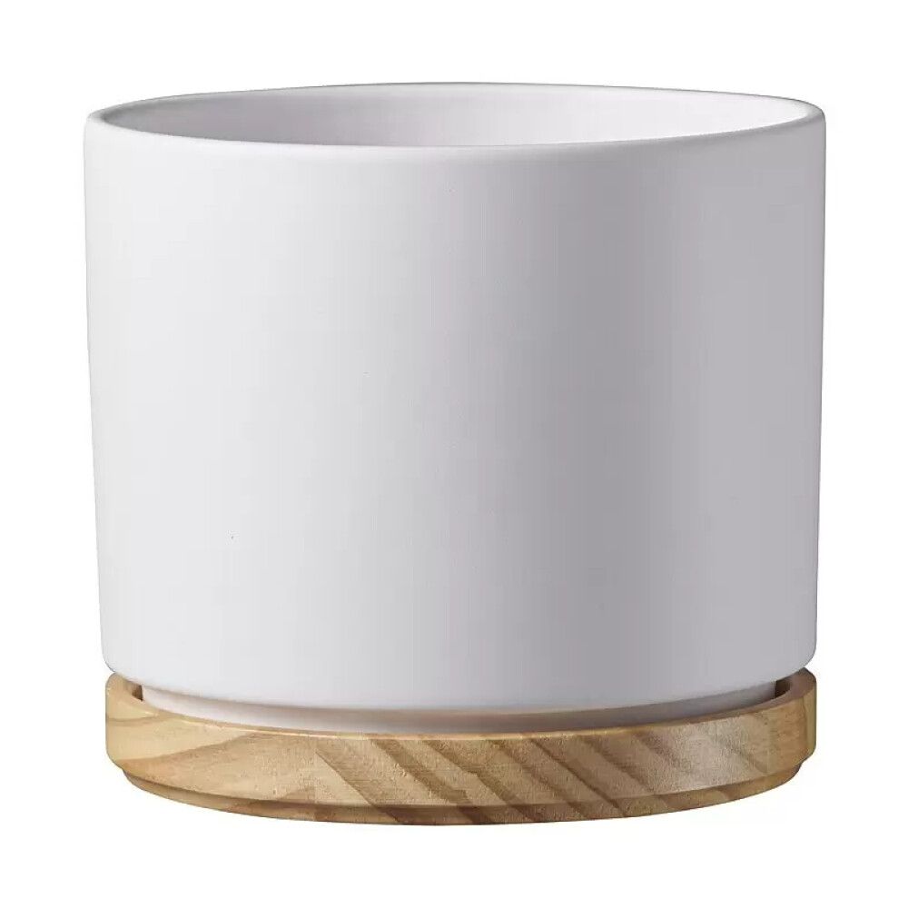 Blómapottur Oslo Ø19 cm hvítur