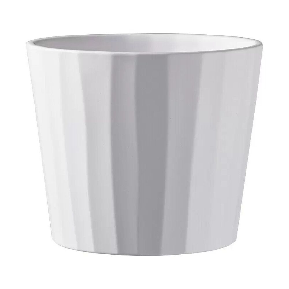 Blómapottur Umea Ø9cm matt hvítur