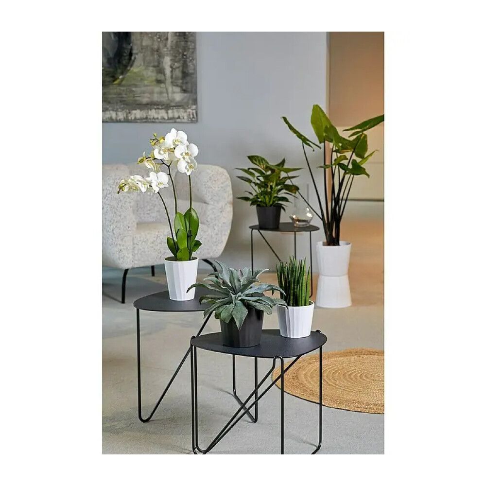 Blómapottur Umea Ø9cm matt hvítur