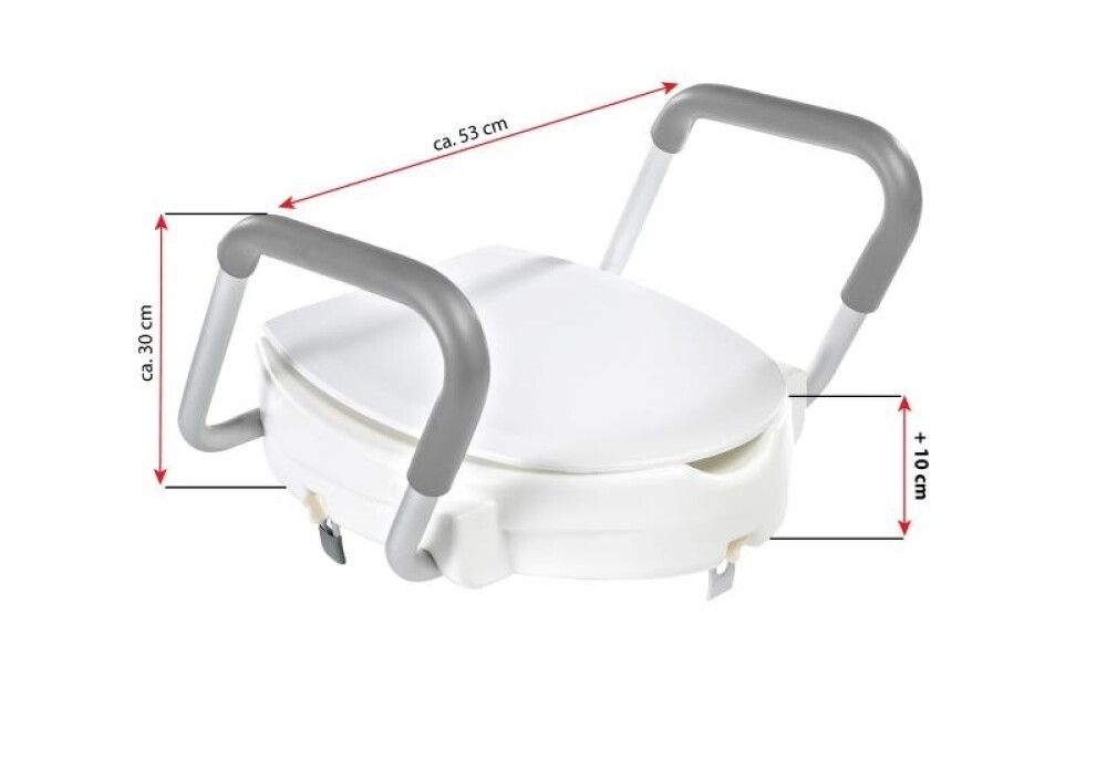 Stoðtæki fyrir salerni Ridder Assistent hvítt