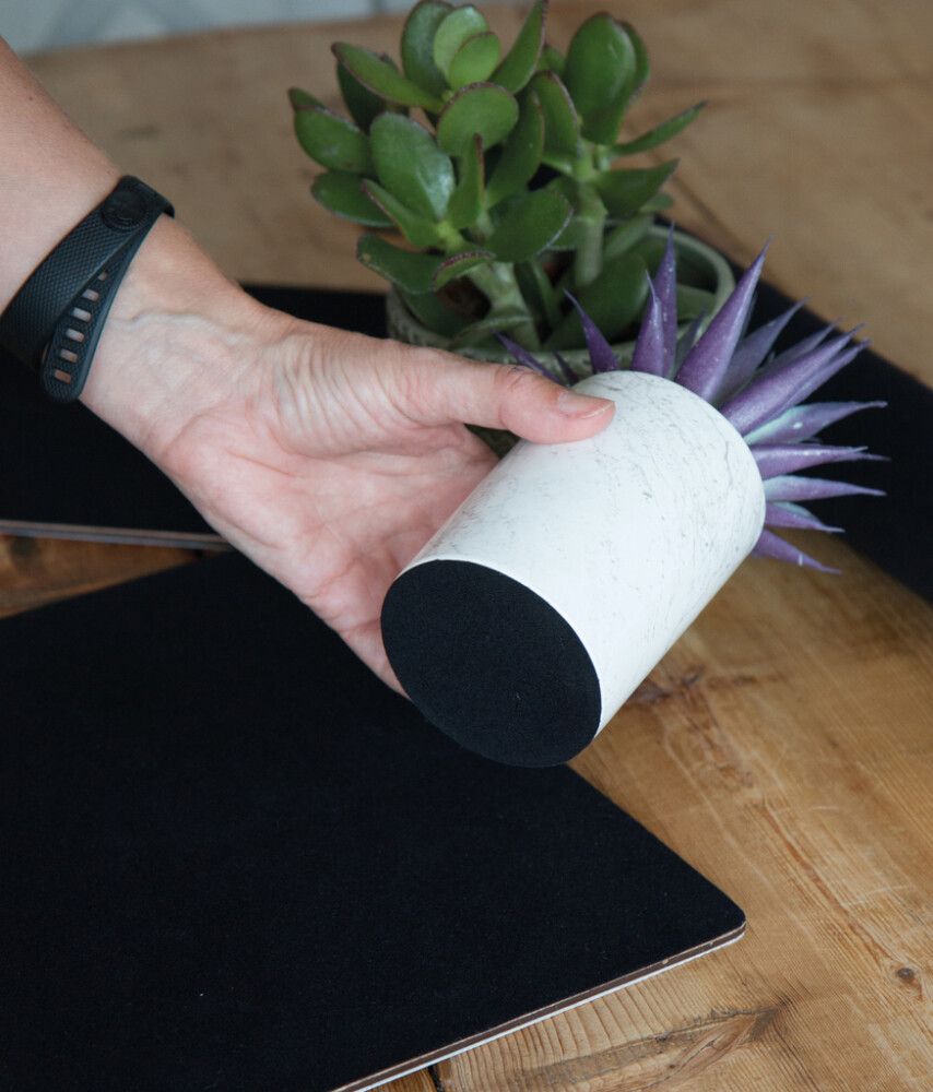 Filma filt, 45cmx1m svört