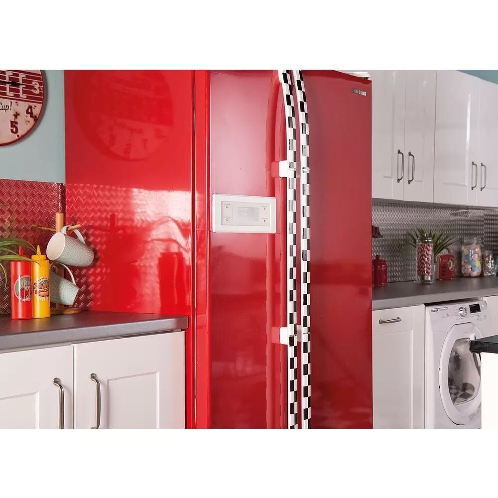 Filma uni lack, 45cmx2m singal rauður