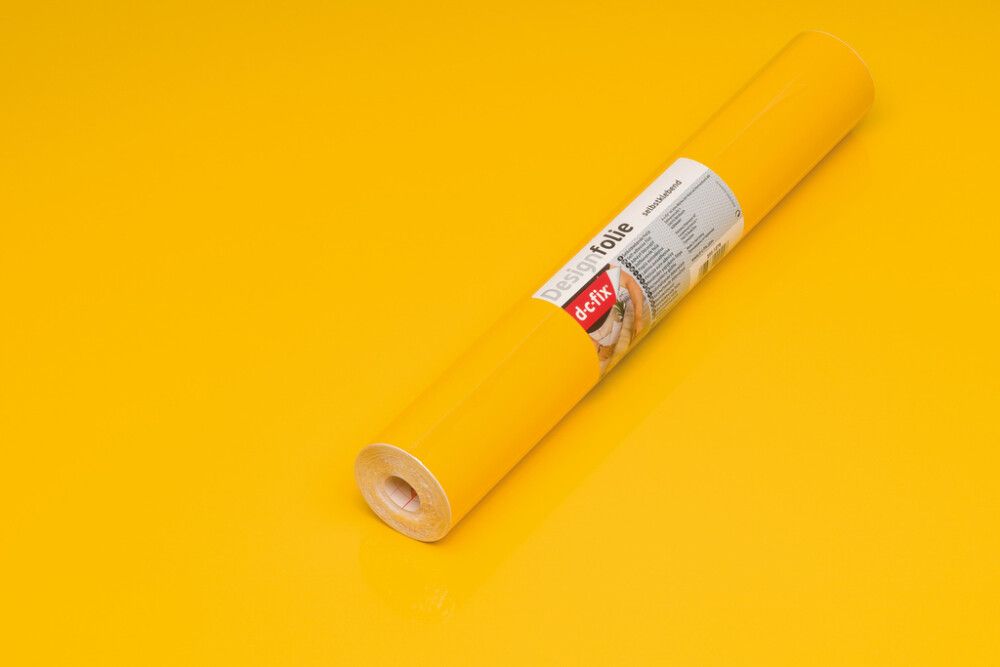 Filma uni lack, 45cmx2m gulur