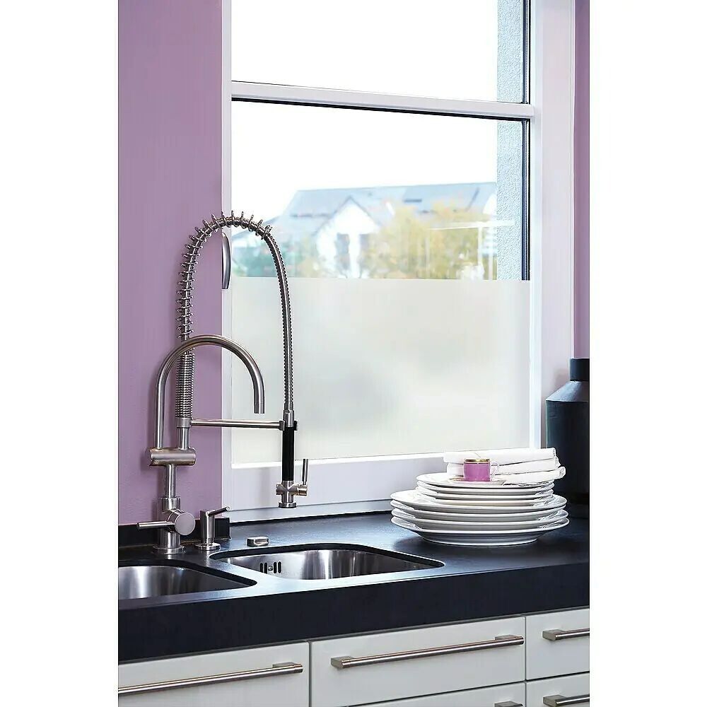 Filma static p frost, 45cmx1.5m gegnsæ