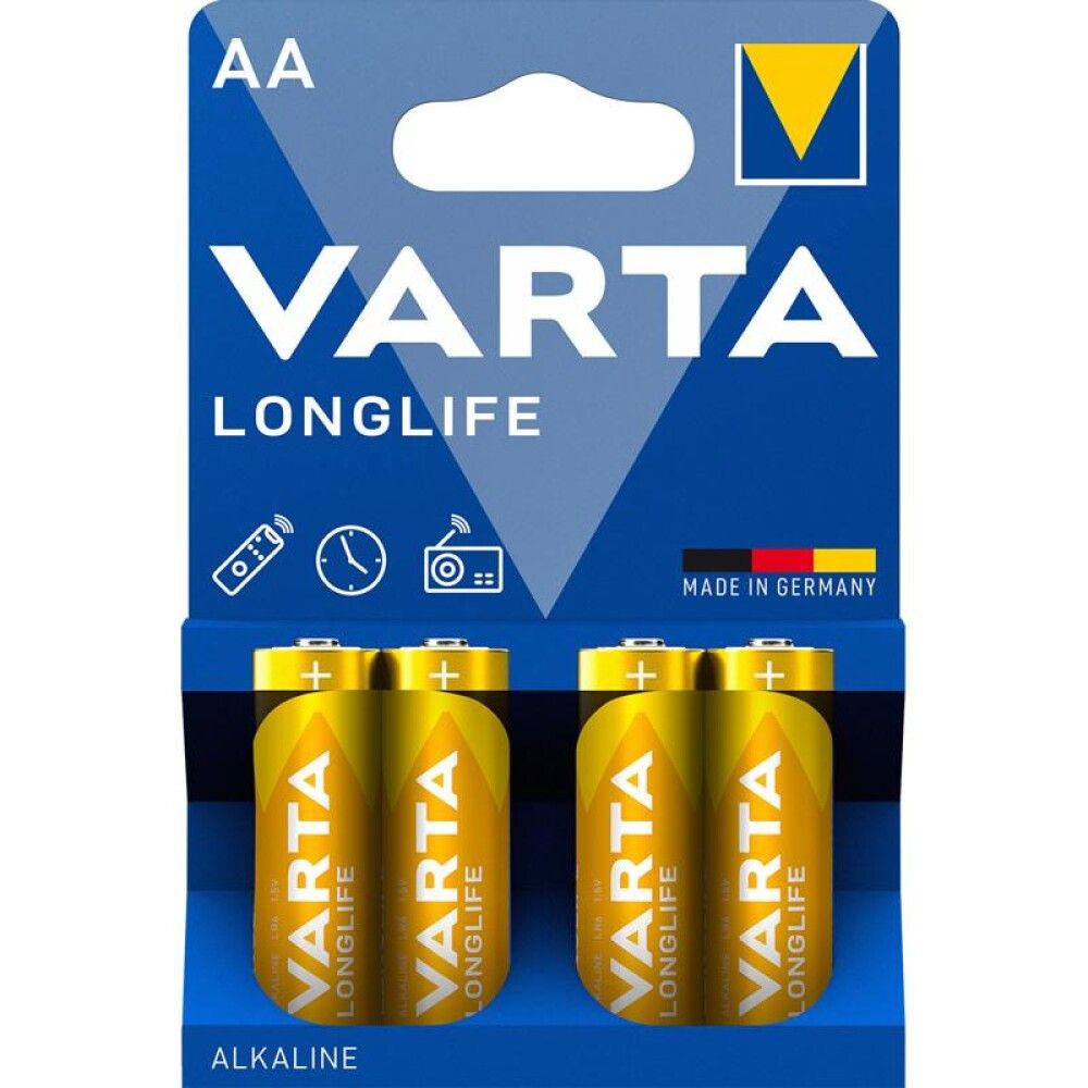 Rafhlaða AA Varta Longlife 4stk