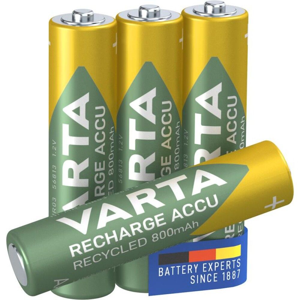 Rafhlaða AAAA Varta Eco hleðslurafhlaða 800mAh 4stk