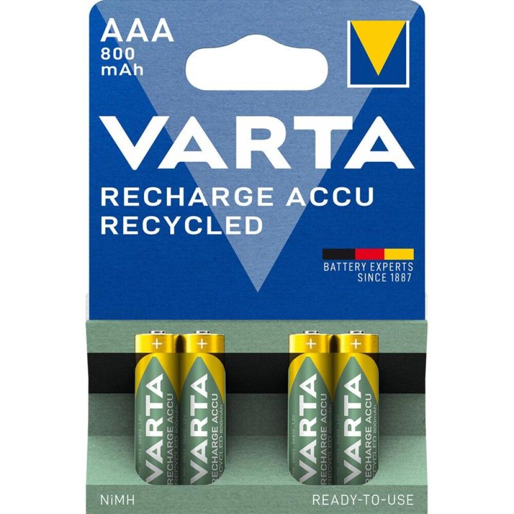 Rafhlaða AAAA Varta Eco hleðslurafhlaða 800mAh 4stk