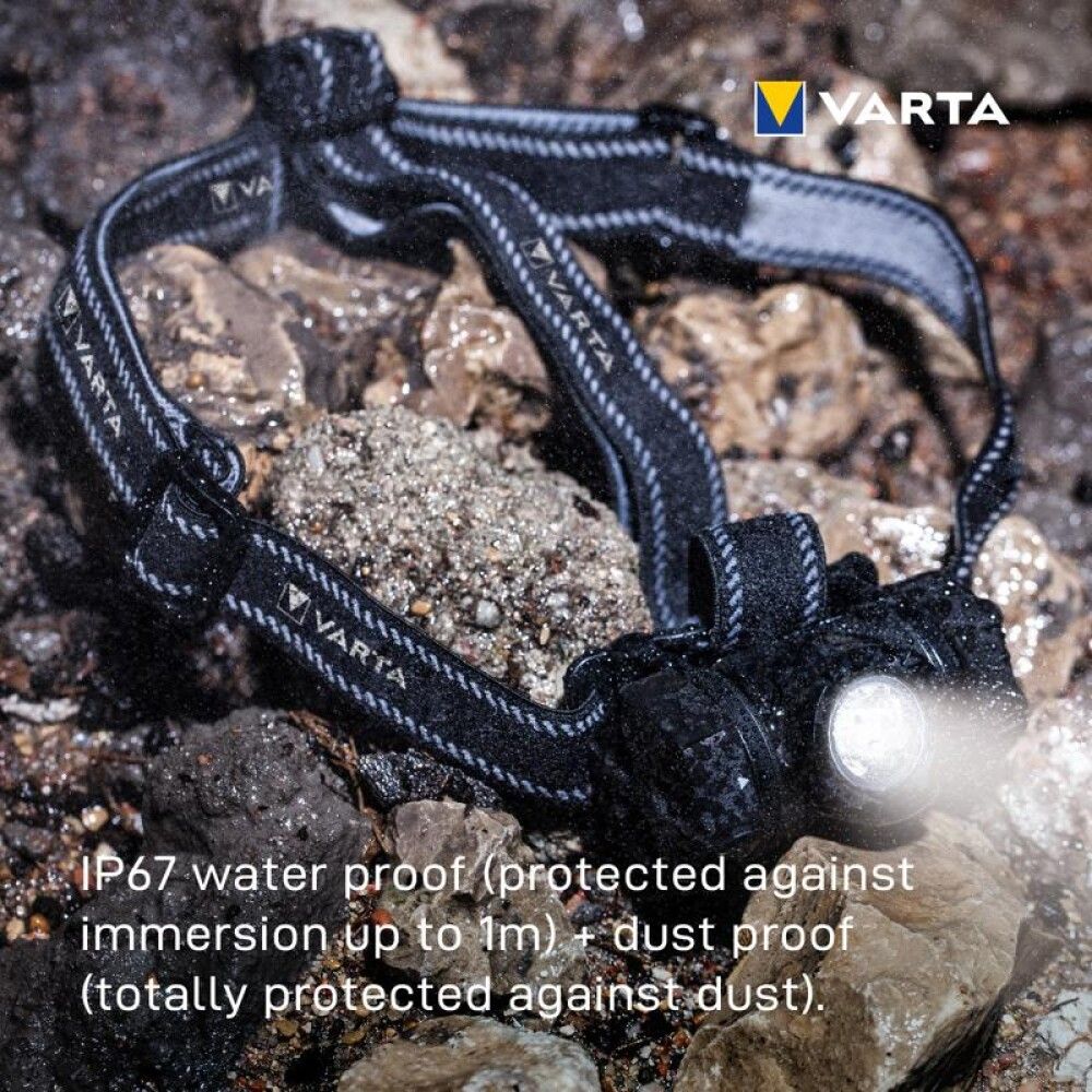 Höfuðljós LED 350 lm Varta H20 Pro