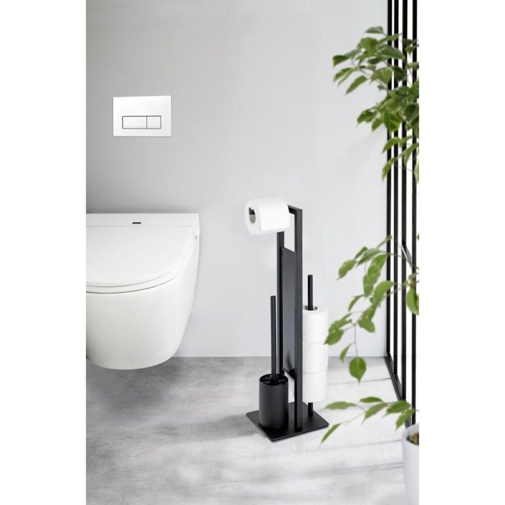 Salernisbursti og salernisrúlluhaldari standur Wenko