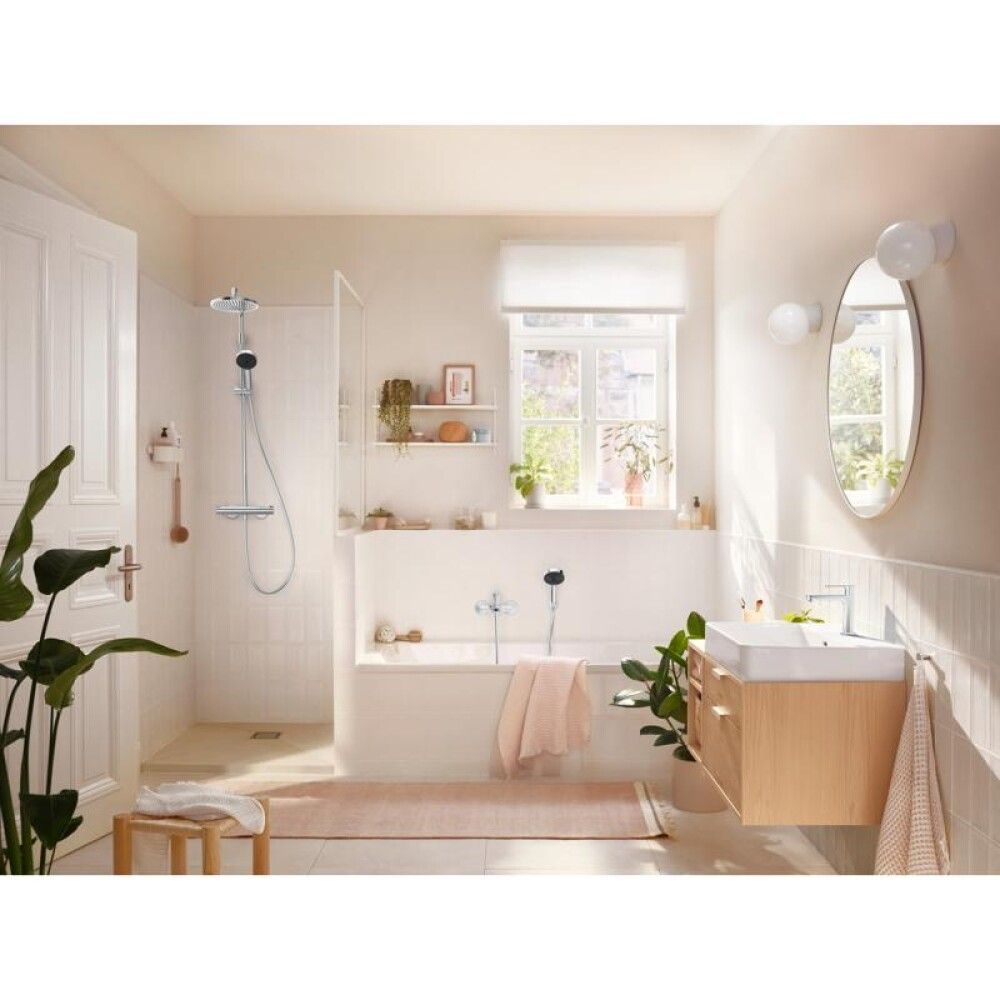 Festing fyrir sturtuhaus Porter C Hansgrohe Króm