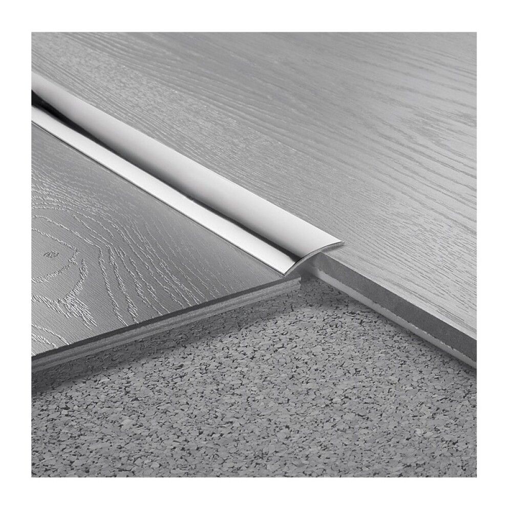 Frágangslisti samskeyta 270x3 cm Logoclic rústfrír svartur