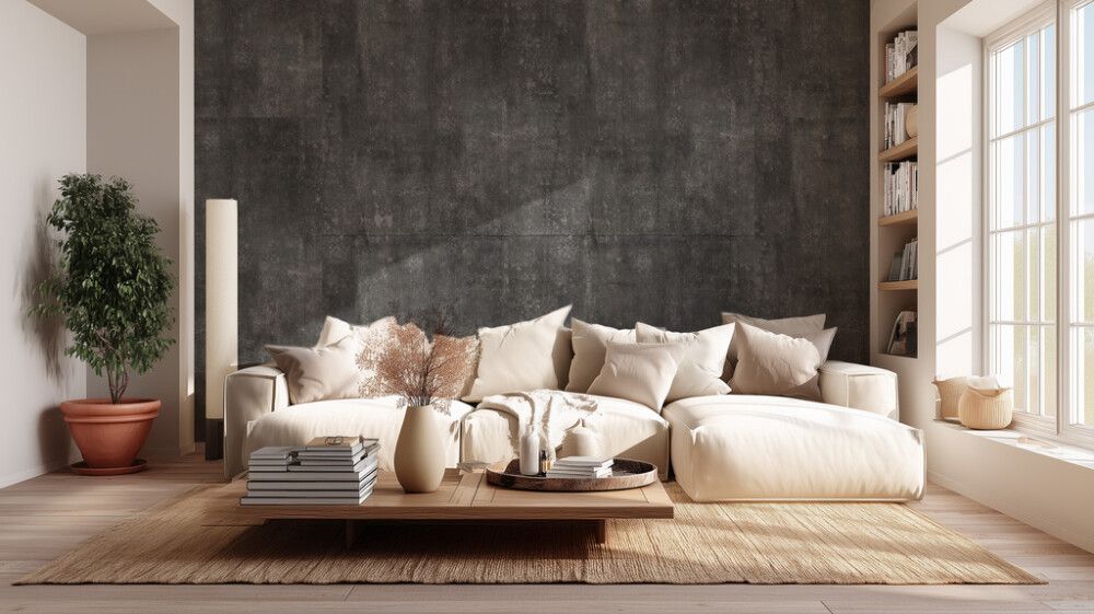 Hljóðvistarmynd steypa grá 3600x2420x20 mm InEx