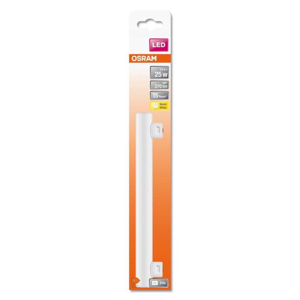 Ljósapera LED S14s 2700K Osram 3,5W 30 cm