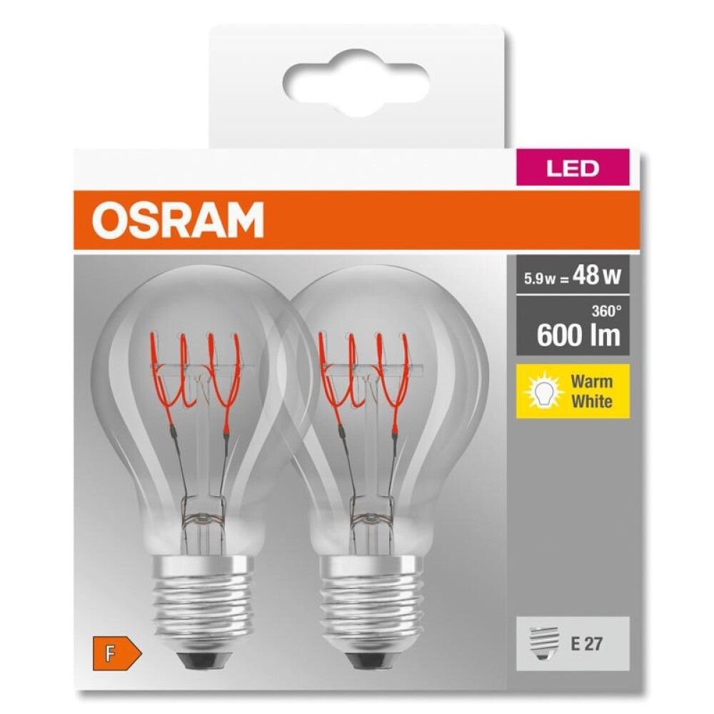 Ljósapera LED  2700K Osram 5,9W Ø6mm