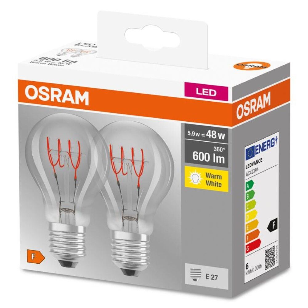 Ljósapera LED  2700K Osram 5,9W Ø6mm