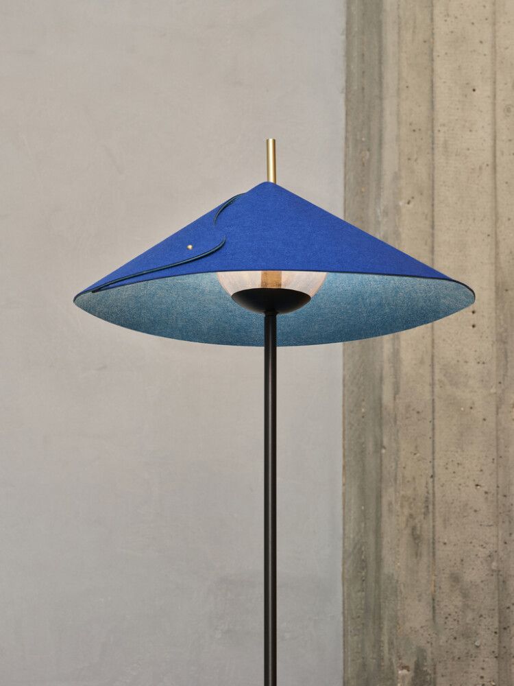 Gólflampi E14 50x131 cm Osram Flip blár/svartur