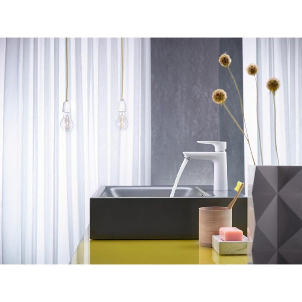 Handlaugartæki Hansgrohe Tails E 110 matt hvítt