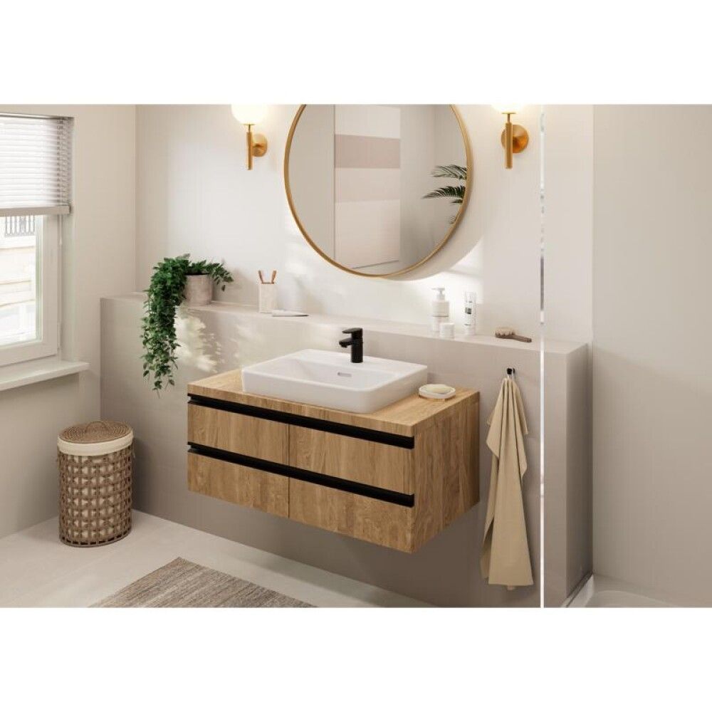 Handlaugartæki Hansgrohe Blend 70 matt svart