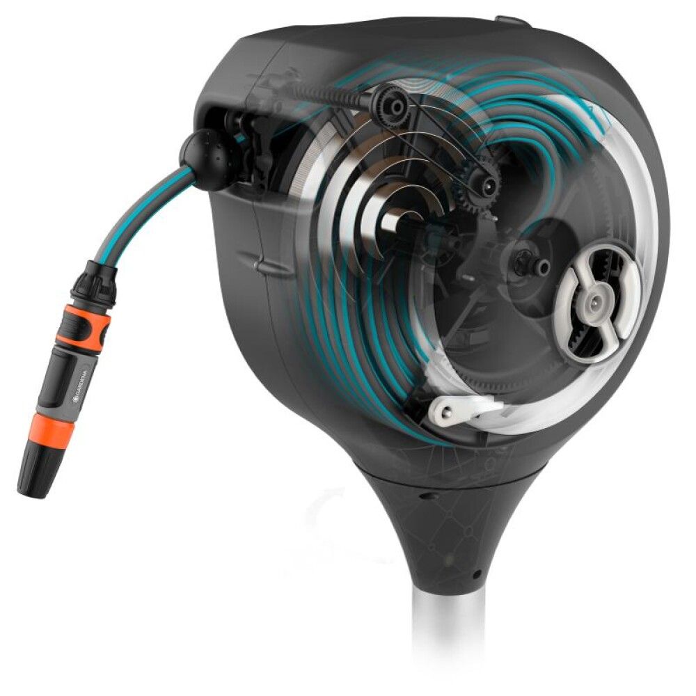 Slöngukefli á fæti 20m Gardena RollUp M hvítt