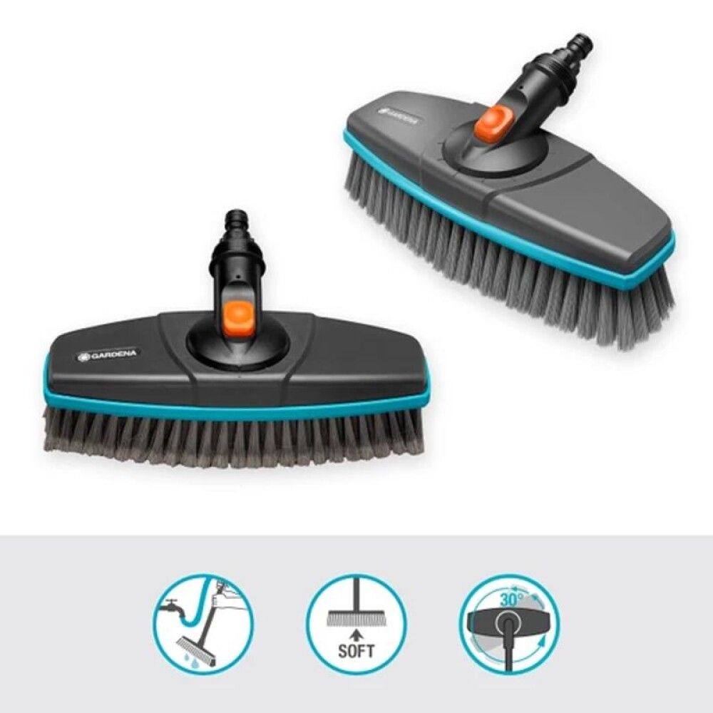 Bursti Cleansystem mjúkur 27cm Gardena