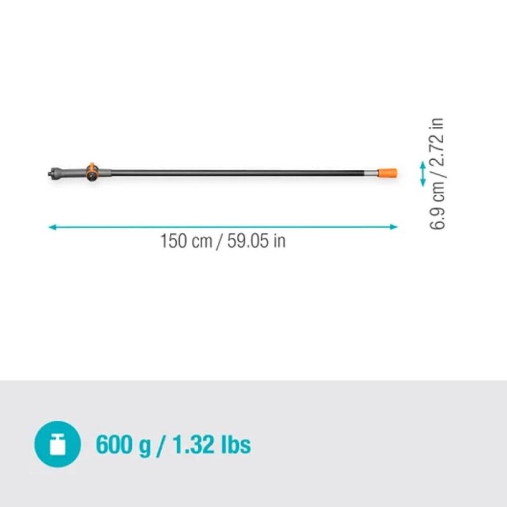 Skaft fyrir Gardena Cleansystem M 150cm