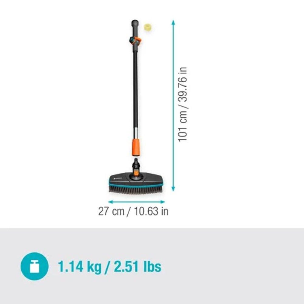 Kústur með skafti fyrir vatn Gardena Cleansystem S