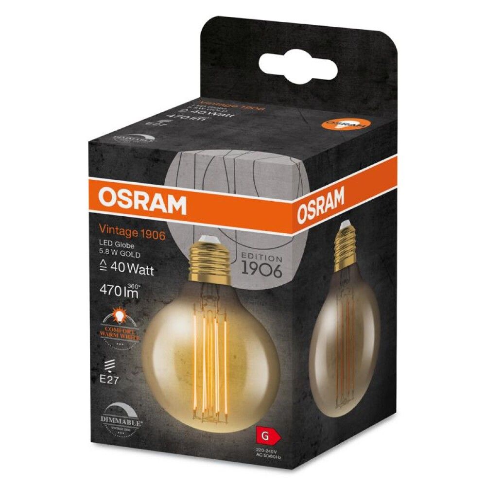Ljósapera LED  2200K Osram 5,8W Ø8mm