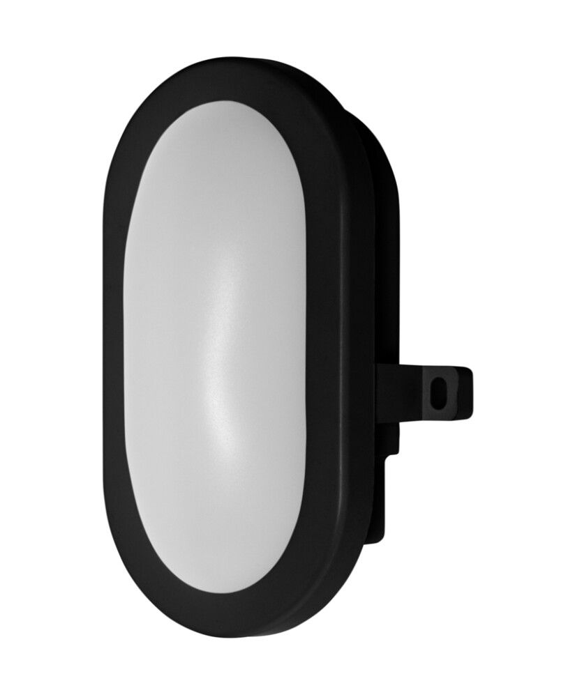Veggljós LED Bulkhead 6W 17cm Osram svart