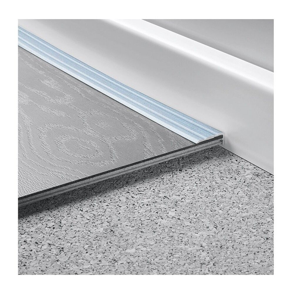 Frágangslisti vinkillisti 270x2,45x1 cm Logoclic silfur