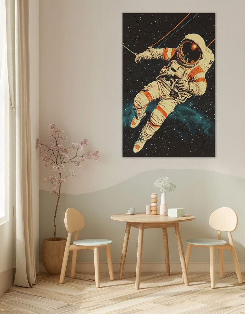 Hljóðvistarmynd geimfari 1 800x1220x20 mm InEx