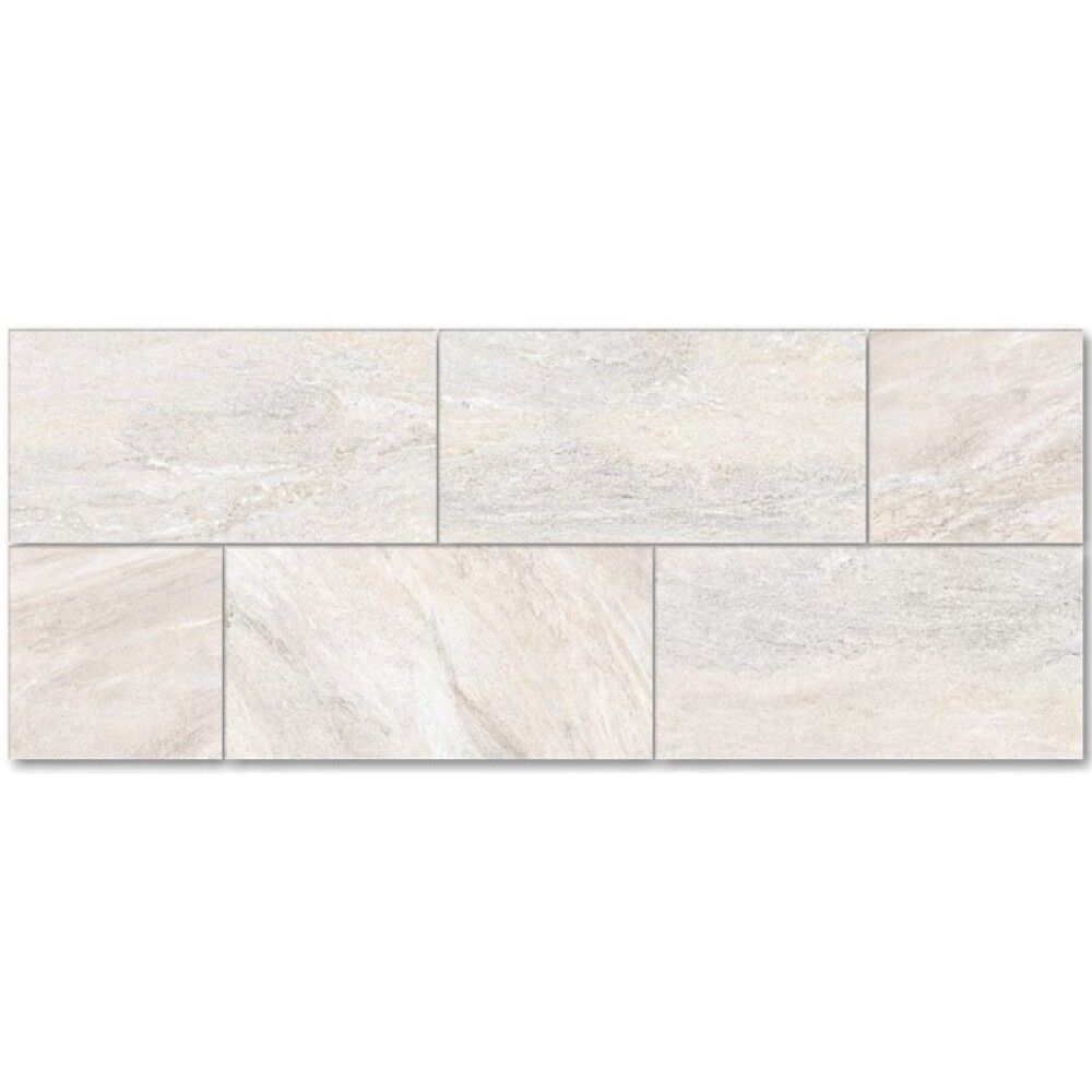 Gólf- & Vegg flísar Everest Sea hvítar 25x25cm 1,27m²