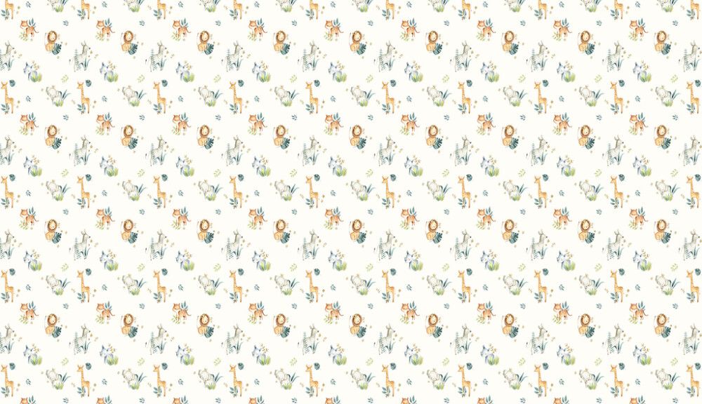 Hljóðvistarmynd dýramyndir 1 4200x2420x20 mm InEx