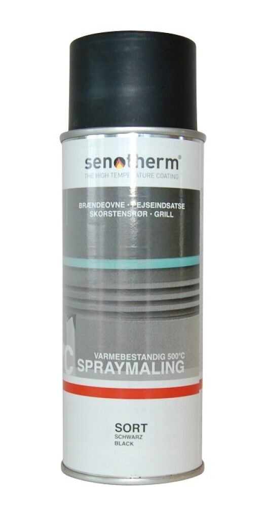 Spray fyrir ofna og kamínur grátt/málmur 400 ml