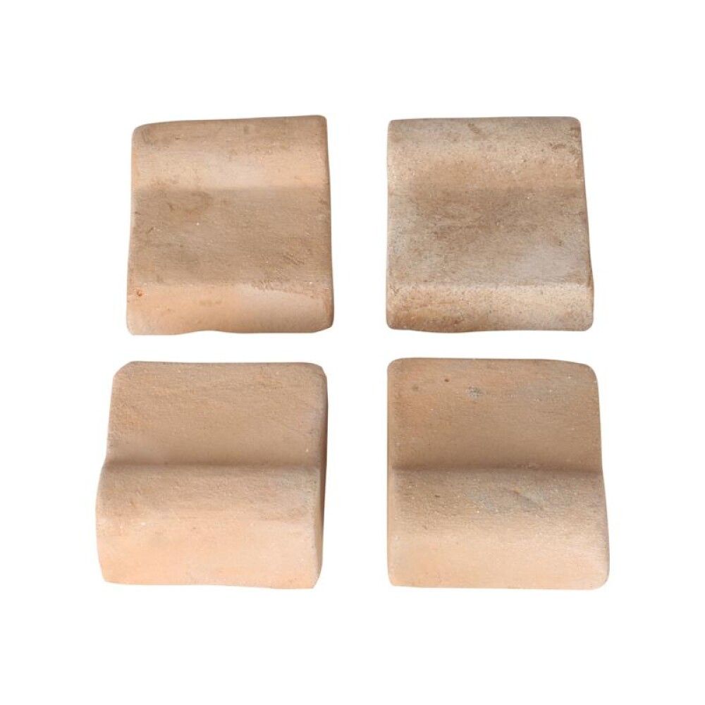 Blómapottafótur ferkantaður terracotta 6cm Lauvring